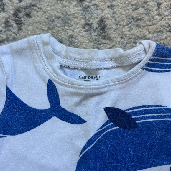 Carters whale pajamas size 18 months - Picture 2 of 5